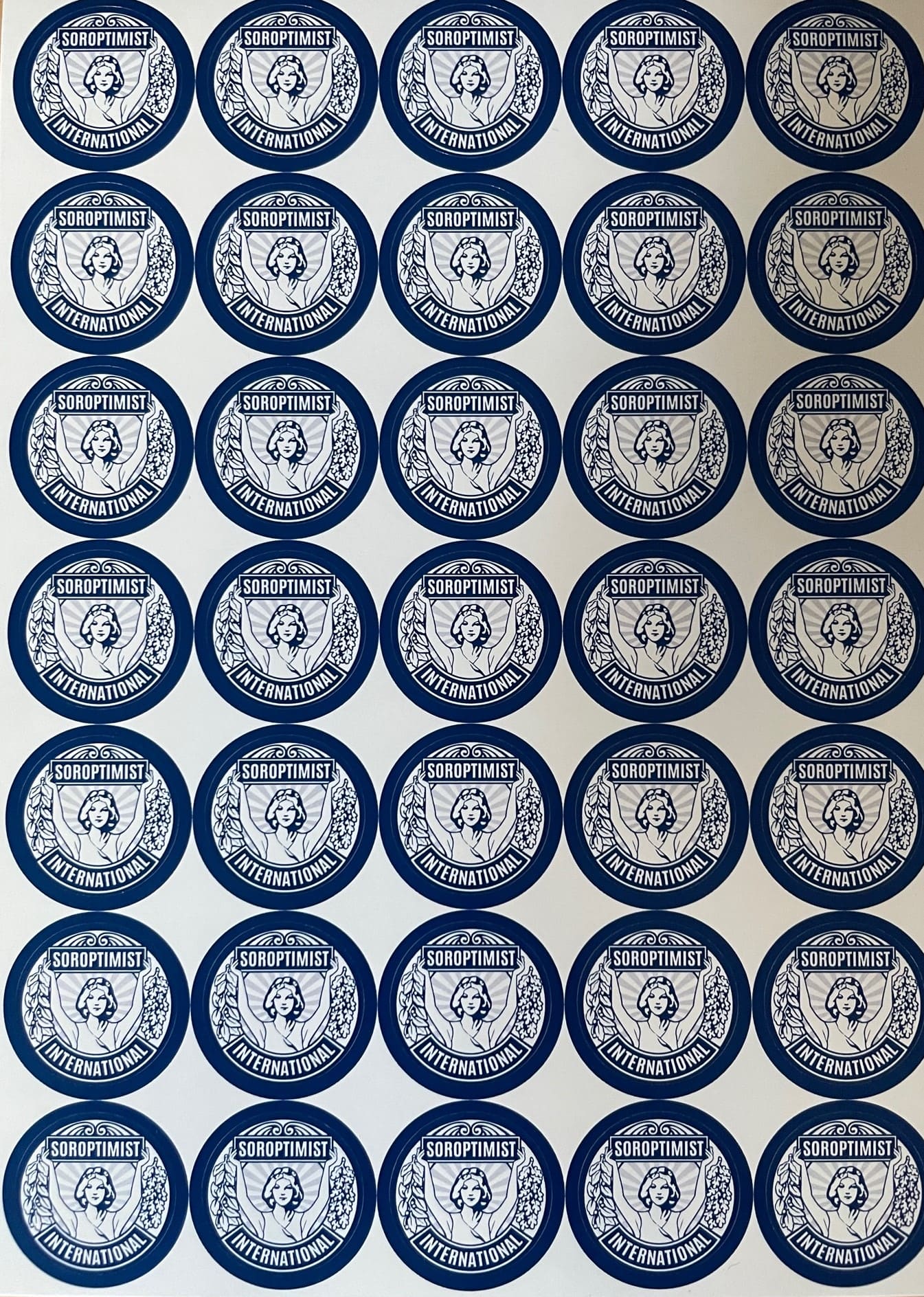Blue Emblem Stickers - Discounted Price